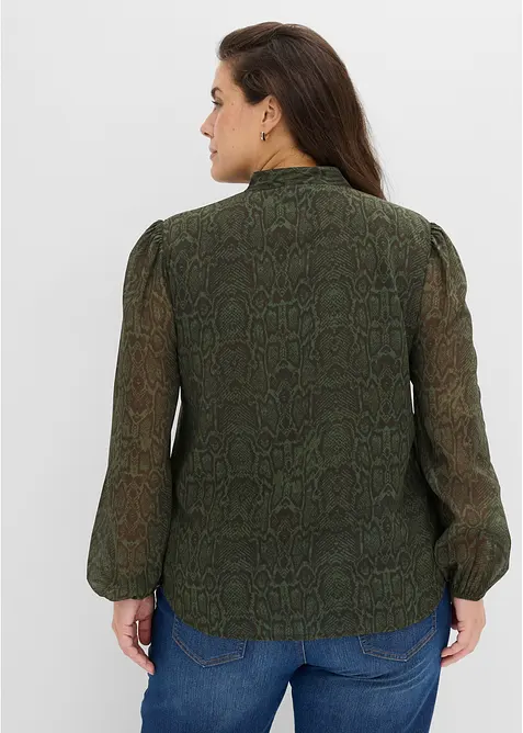 Bluse mit Spitzenverzierung, bonprix