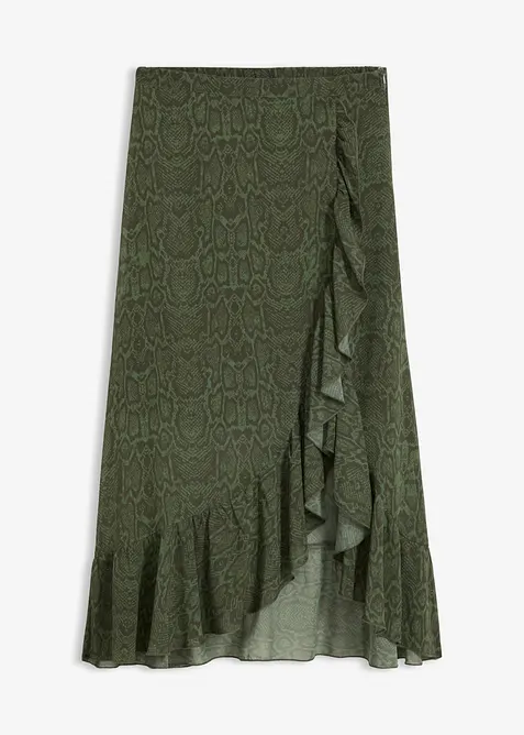 Chiffon-Rock in Wickeloptik, bonprix