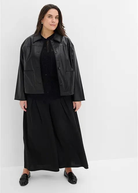 Lederimitat-Jacke, bonprix