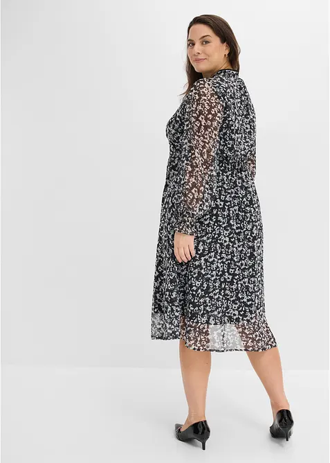 Midikleid mit asymmetrischem Saum, bonprix