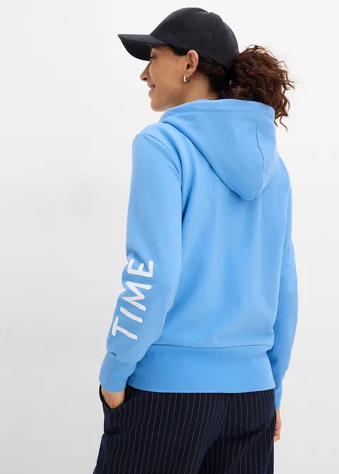 Sweat zipp&eacute; &agrave; capuche, bonprix