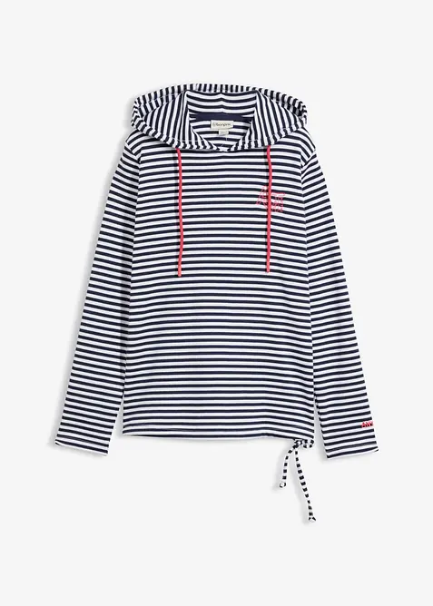 Interlock-Hoodie mit Bio-Baumwolle, bonprix