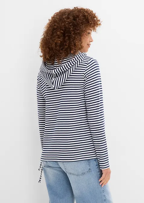 Interlock-Hoodie mit Bio-Baumwolle, bonprix