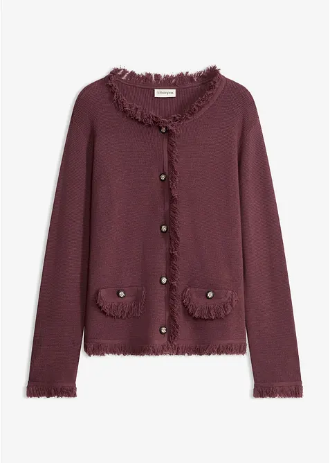 Strickjacke aus Boucl&eacute;, bonprix