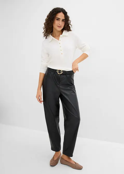 Pantalon enduit, bonprix