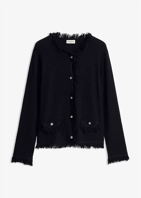 Strickjacke aus Boucl&eacute;, bonprix