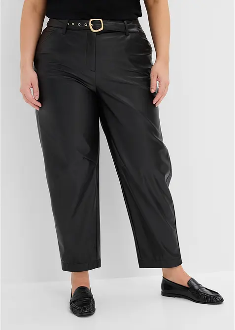 Pantalon enduit, bonprix
