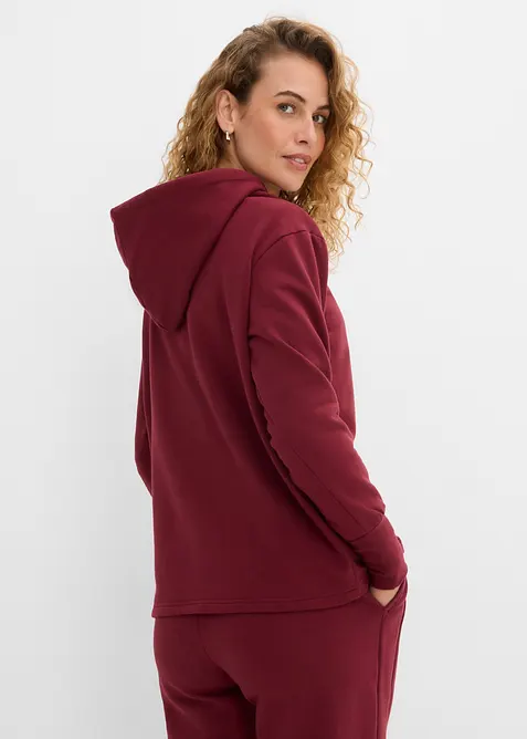 Hoodie aus elastischem Bio-Baumwoll-Mix, bonprix