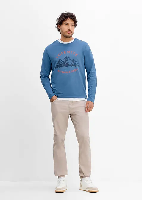 T-shirt manches longues 100% coton, bonprix