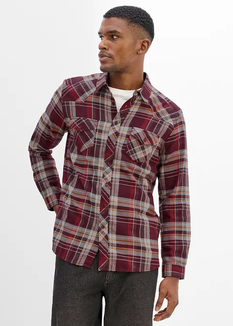 Chemisier en flanelle 100% coton, bonprix