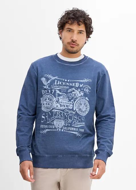 Sweat 100% coton, bonprix