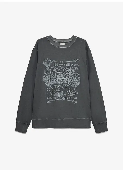 Sweat 100% coton, bonprix