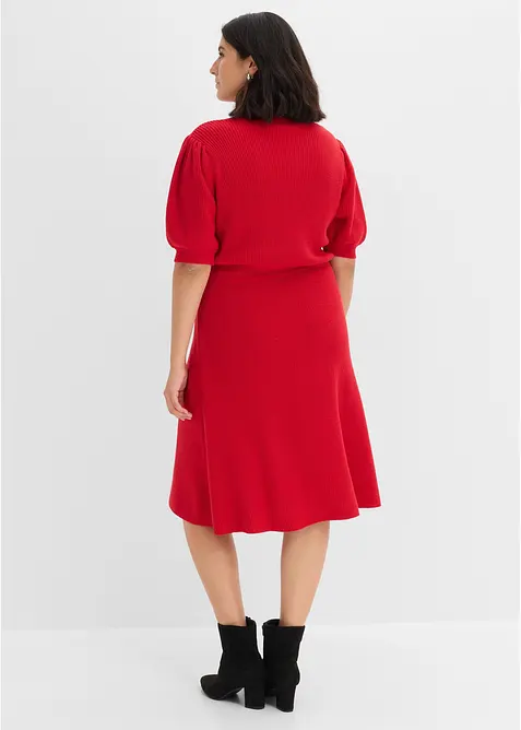 Strickkleid mit Schleifen-Applikation, bonprix