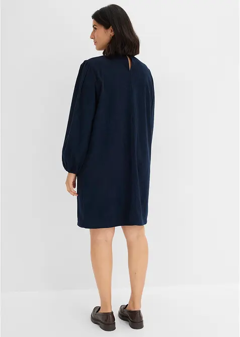 Robe en velours c&ocirc;tel&eacute; avec poches, bonprix