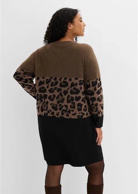 Strickkleid mit Jacquardmuster, bonprix