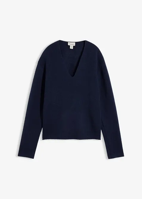 Pullover mit V-Ausschnitt, bonprix