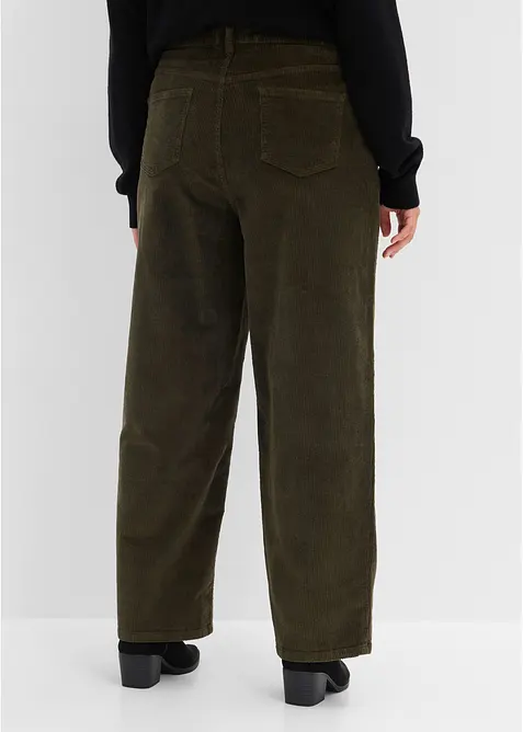 Cordhose mit ausgestelltem Bein, bonprix