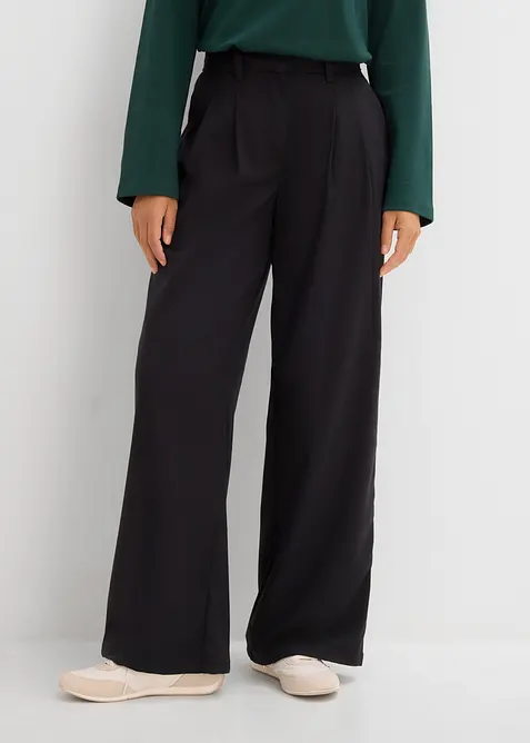 Hose in Wolloptik aus Viskose-Mix, bonprix