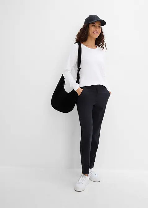Pantalon &agrave; pinces, bonprix