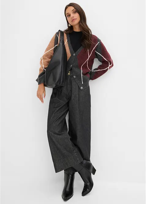 Strickjacke mit Jacquardmuster, bonprix
