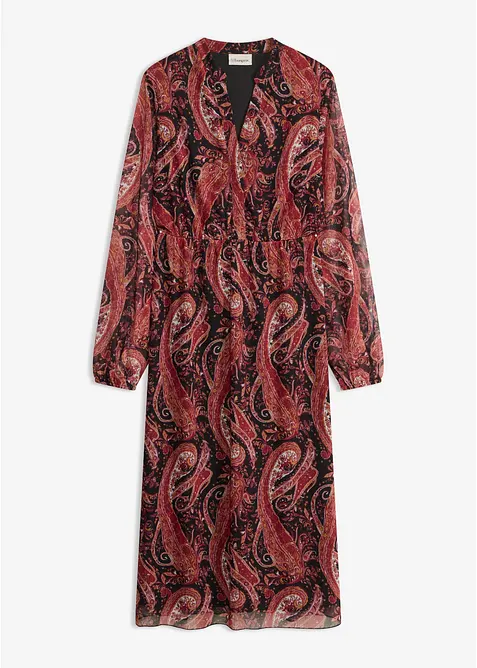 Midikleid aus softem Mesh, bonprix