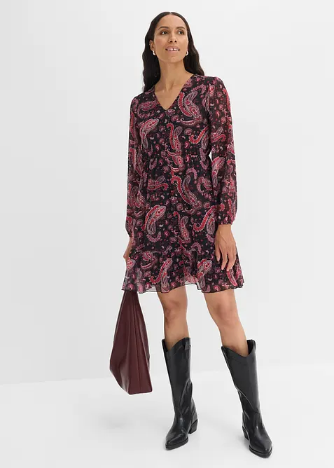 Kleid aus softem Mesh, bonprix