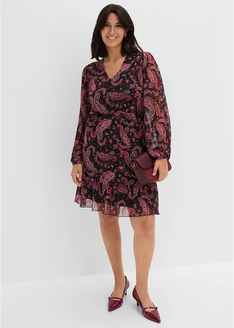 Kleid aus softem Mesh, bonprix