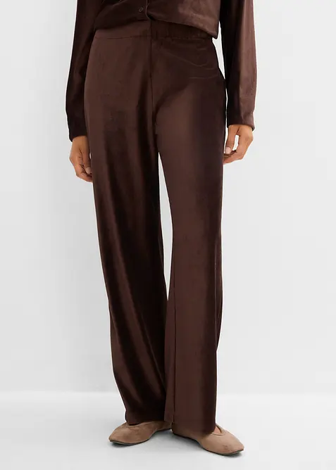 Pantalon en velours c&ocirc;tel&eacute; &agrave; taille &eacute;lastiqu&eacute;e, bonprix
