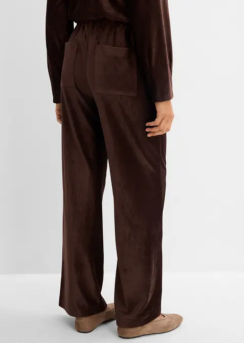 Pantalon en velours c&ocirc;tel&eacute; &agrave; taille &eacute;lastiqu&eacute;e, bonprix
