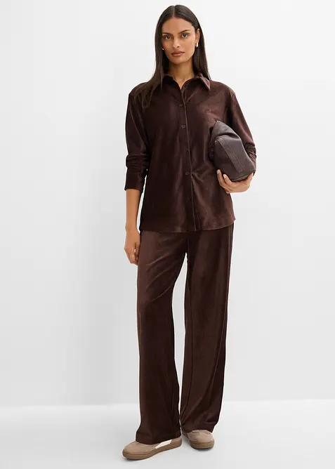 Chemise en velours c&ocirc;tel&eacute;, bonprix