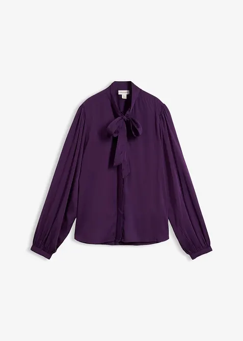 Bluse aus reinem Modal mit Schaldetail, bonprix