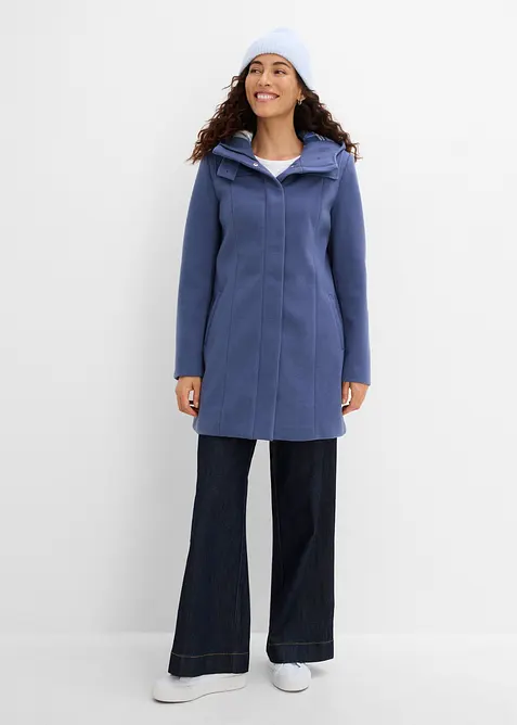 Manteau chin&eacute; avec doublure en flanelle, bonprix