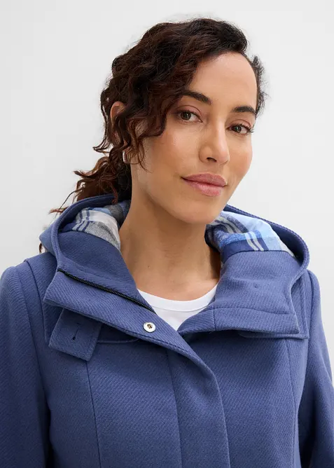 Manteau chin&eacute; avec doublure en flanelle, bonprix
