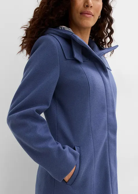 Manteau chin&eacute; avec doublure en flanelle, bonprix