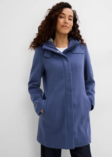 Manteau chin&eacute; avec doublure en flanelle, bonprix