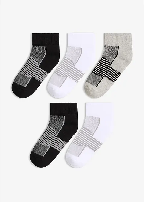 Sportsocken mit Innenfrottee (5er Pack), bonprix