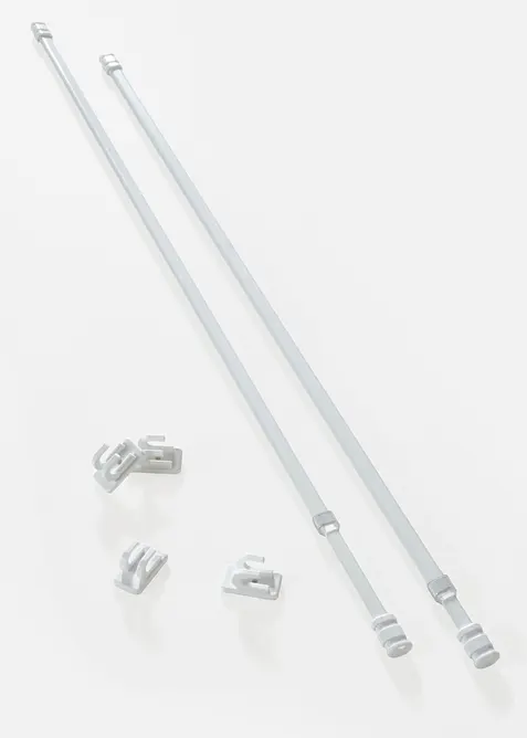 Tringle &agrave; rideaux extensible (2&nbsp;pces), bonprix