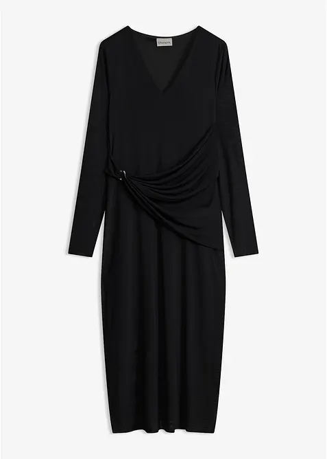 Tailliertes Jerseykleid, bonprix