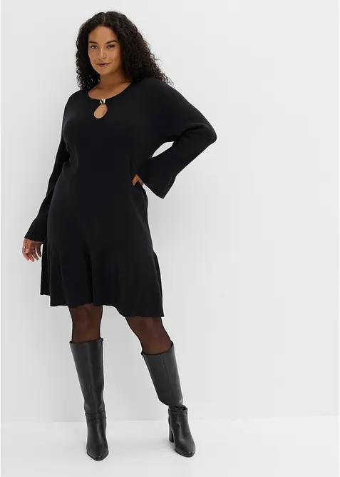 Robe en maille, bonprix