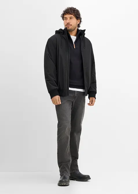 Blouson d&rsquo;hiver imperm&eacute;able avec doublure polaire chaude, bonprix