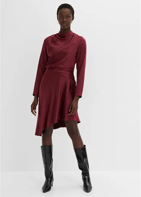Satin-Midikleid, bonprix