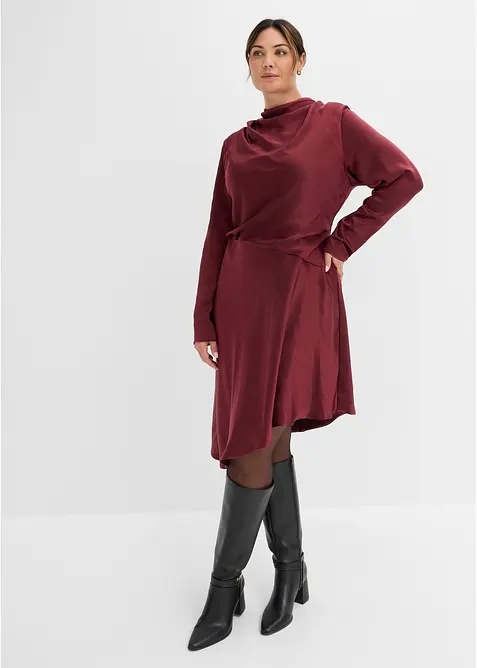 Robe midi en satin, bonprix