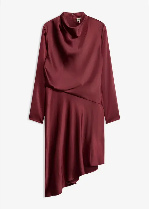 Robe midi en satin, bonprix