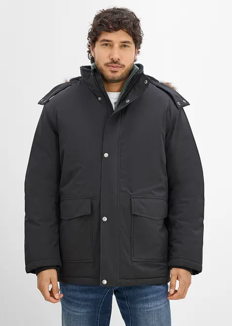 Wasserdichter Funktions-Parka mit abtrennbarer Kapuze, bonprix