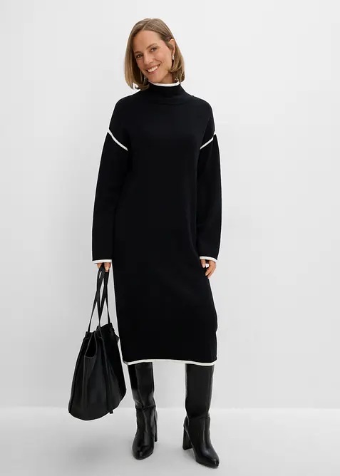 Strickkleid aus Baumwoll-Mix, bonprix