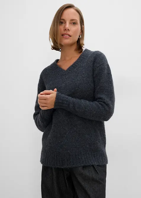 Pullover mit Wollanteil, bonprix