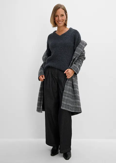 Pullover mit Wollanteil, bonprix