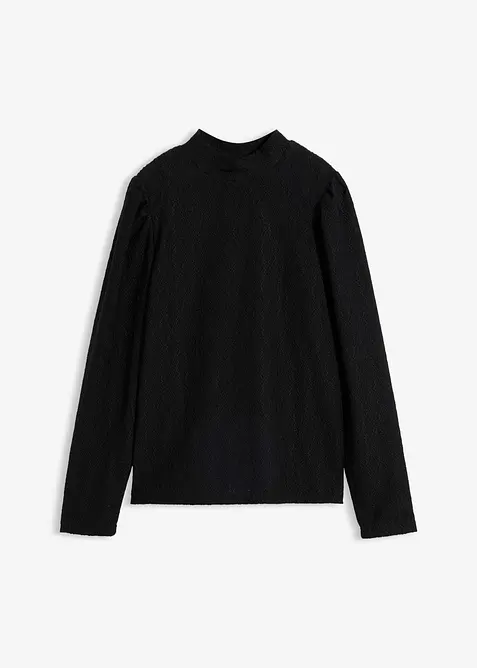 Shirtbluse mit Puff&auml;rmeln, bonprix