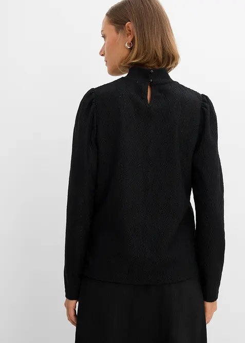 Shirtbluse mit Puff&auml;rmeln, bonprix