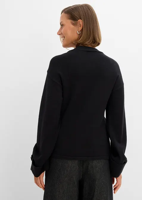 Taillierte Strickjacke aus Viskose-Mix, bonprix